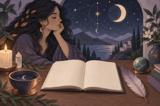 Choose an oracle card from six decks